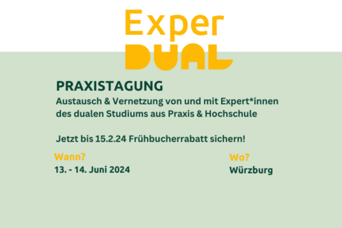 ExperDual - Praxistagung vom 13.-14.6.24 in Würzburg