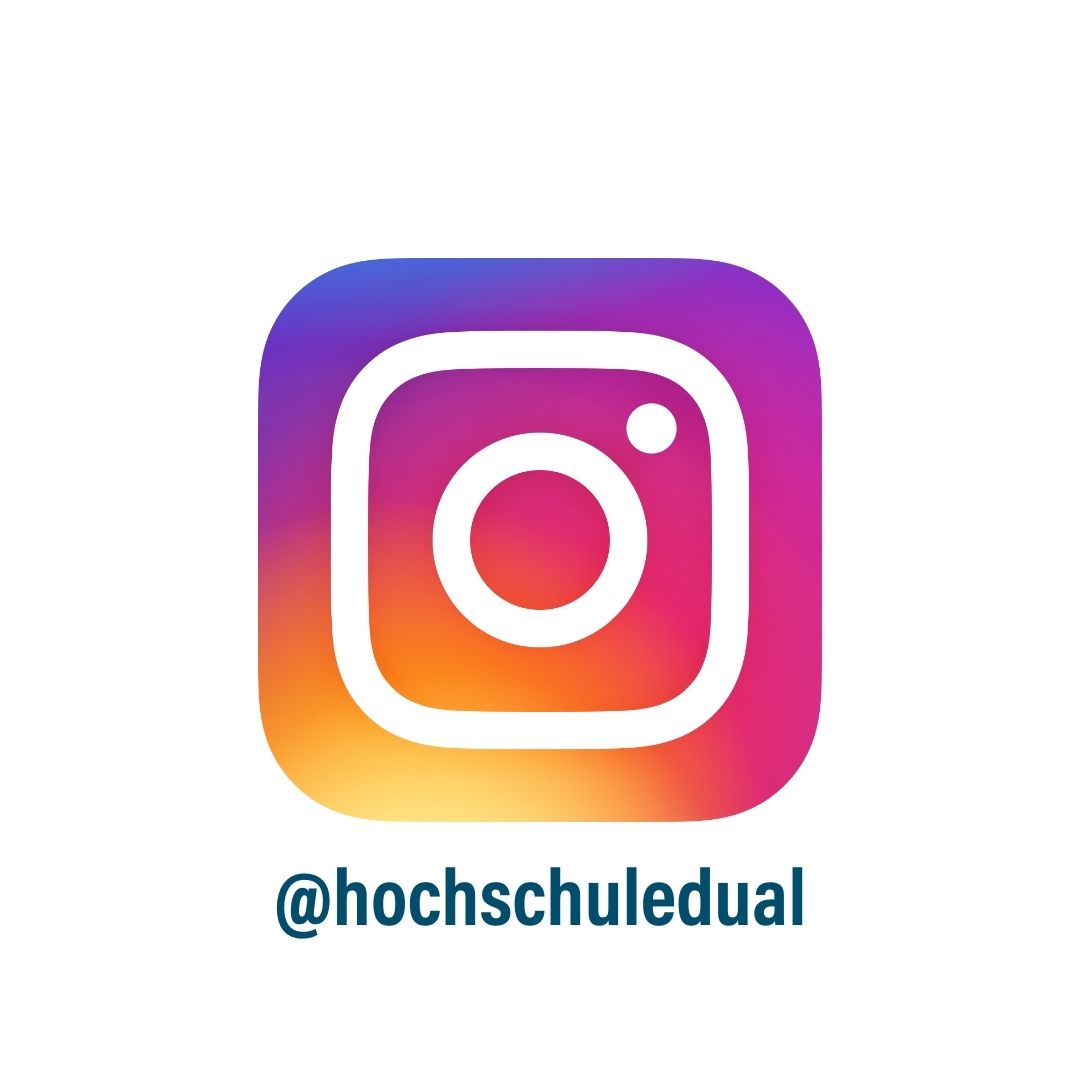 Instagram-Logo @hochschuledual 